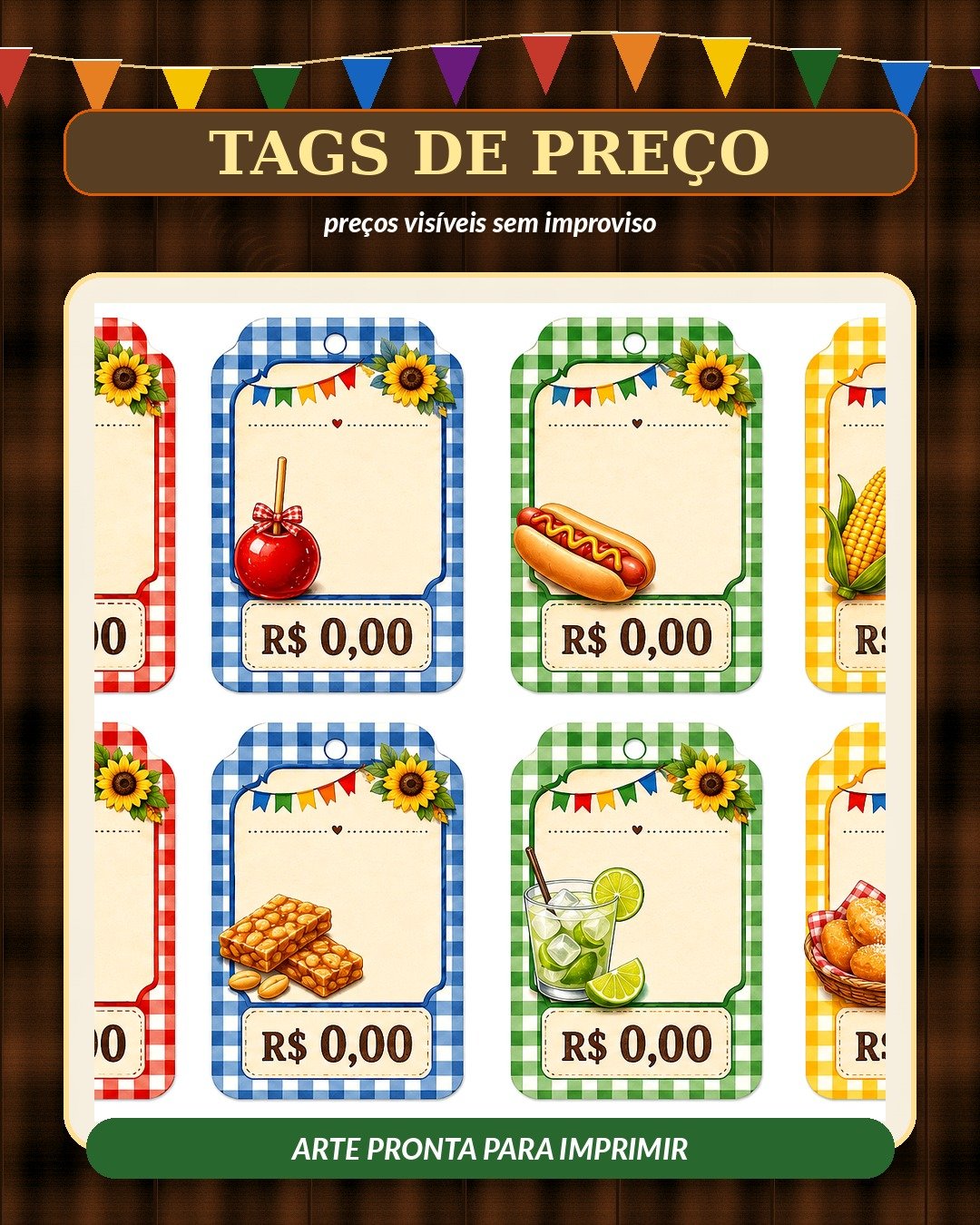 Etiquetas de preço