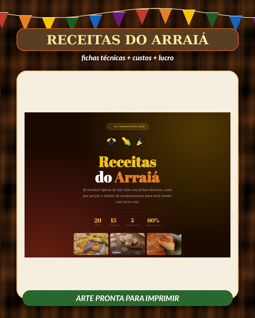 Receitas do Arraiá